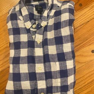 J. Crew Linen Button Down Shirt